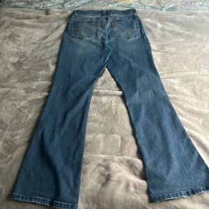 Stylish Blue Flare Jeans for Women